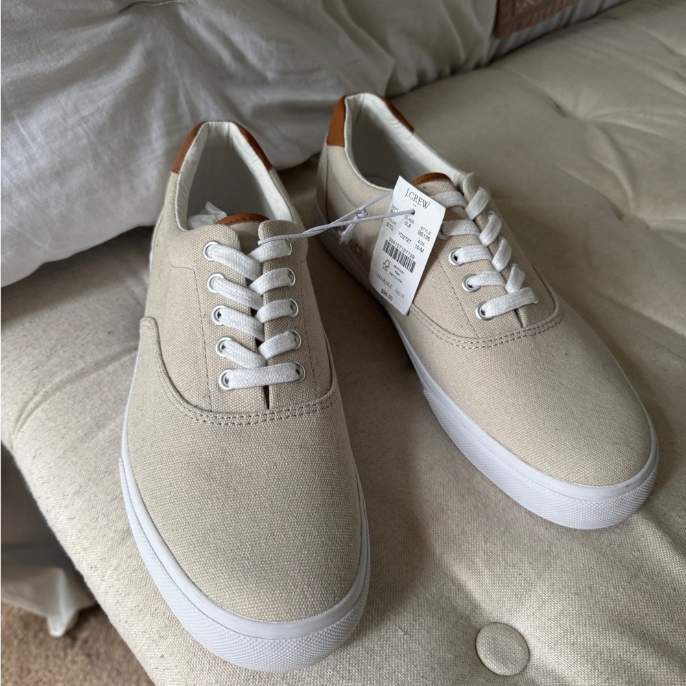 Men’s J. Crew Sneakers, NEW never been worn, size 10